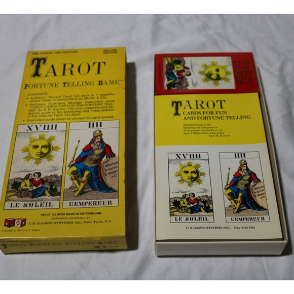SOLD!!  VTG Tarot Card Deluxe Edition 1JJ Deck Switzerland - Picture 4 of 13
